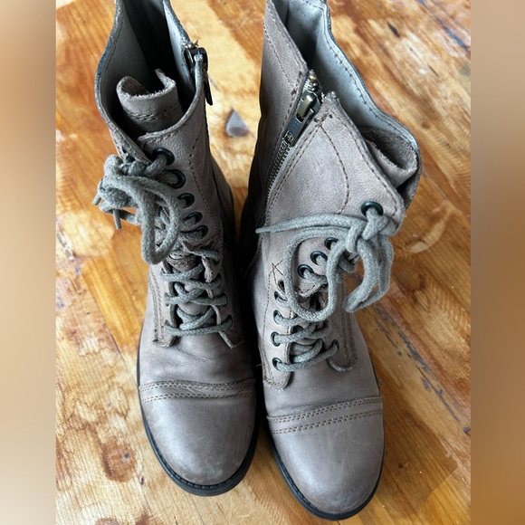 Steve Madden Troopa 2.0 Combat Boots Gray Size 9.5 - Picture 3 of 14